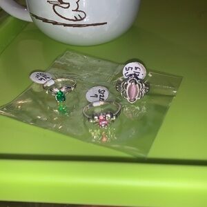 New set of 3 925 rings